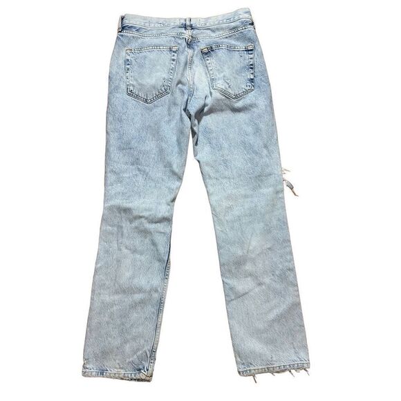 Zara The Truth Slim ripped distressed mid-rise jeans sz 8 - Picture 5 of 8